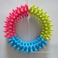 Circle Rubber Dog Toy, Colorful Small Rubber Animal Toys